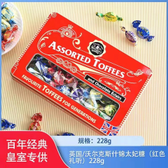 英国/沃尔克斯什锦太妃糖（红色礼听）228g