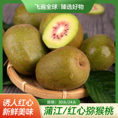 【包邮】四川/红心猕猴桃礼盒装4.8-5斤