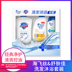 【包邮】广州/海飞丝洗发水+舒肤佳沐浴露套装系列