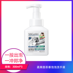 【包邮】蔬果园茶香泡泡洗手液300ml×3